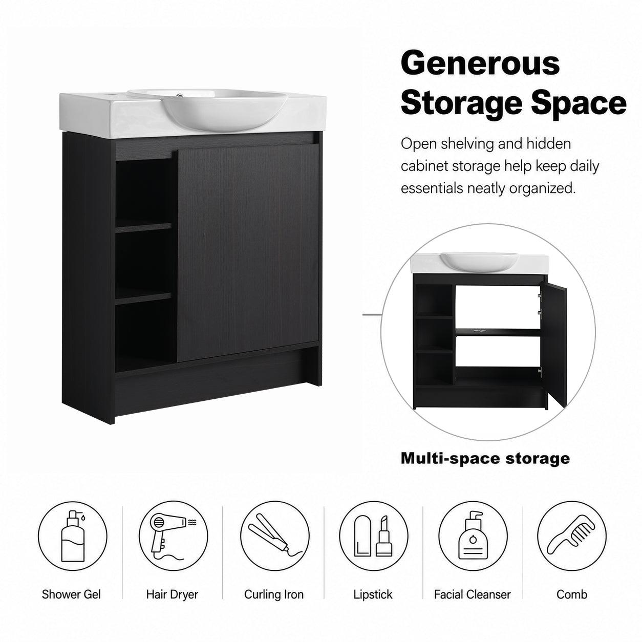 Slimbay 30" Freestanding Vanity (RTA)
