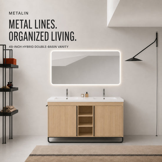 Metalin 48"/60" Freestanding Vanity (RTA)