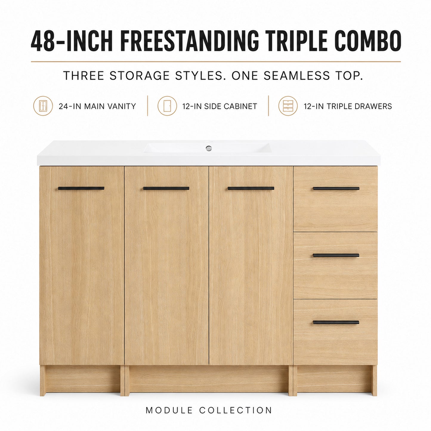 Module 48" Freestanding Vanity (RTA)