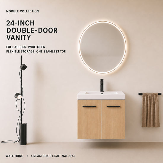 Module 24" Wall-Hung Vanity (RTA)