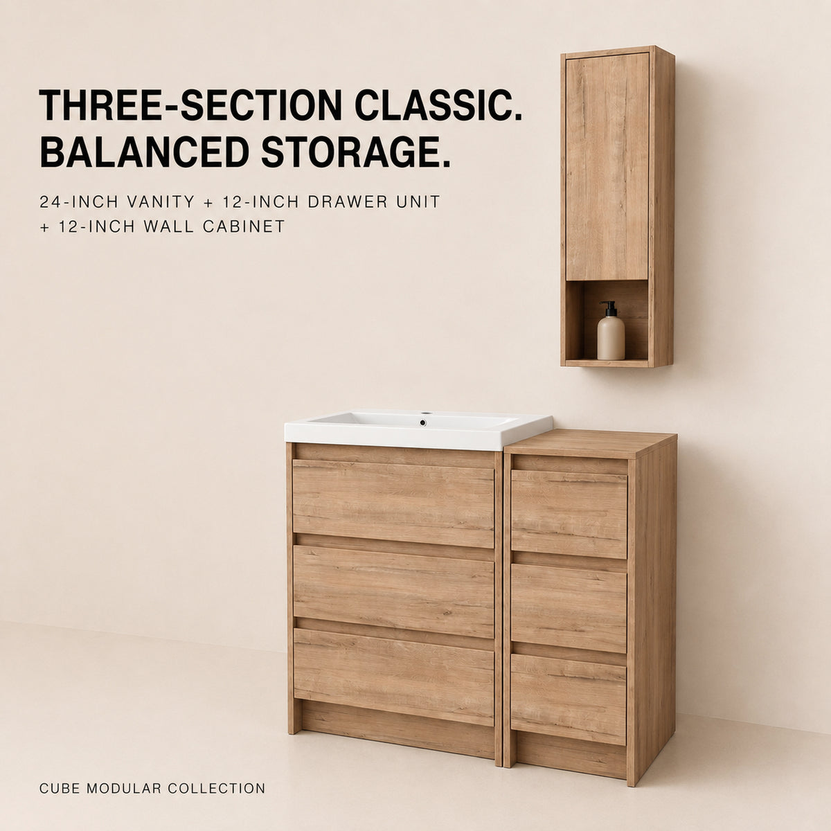 Cube 36" Freestanding Vanity (RTA)