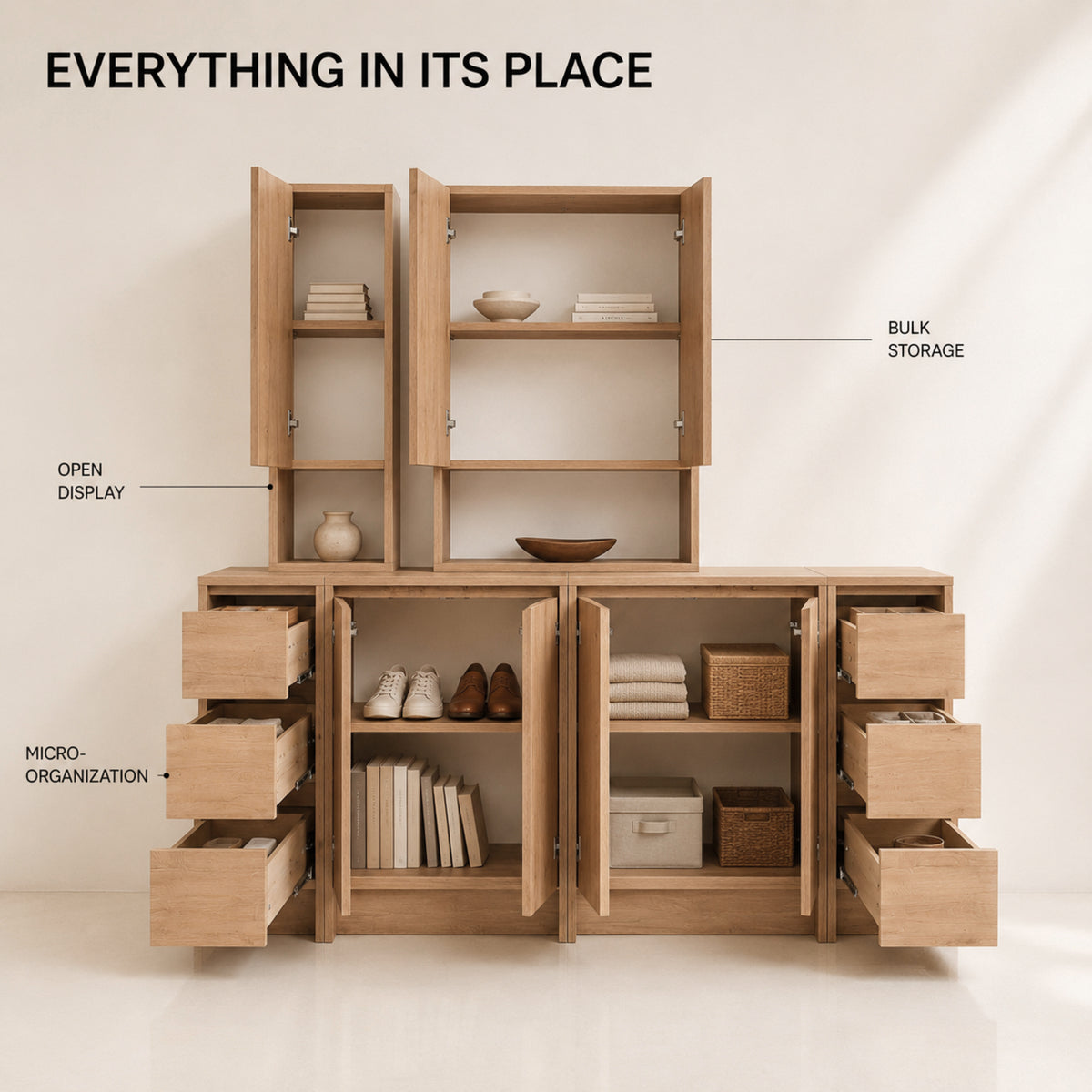 Cube 72" Entryway Storage Cabinets (RTA)