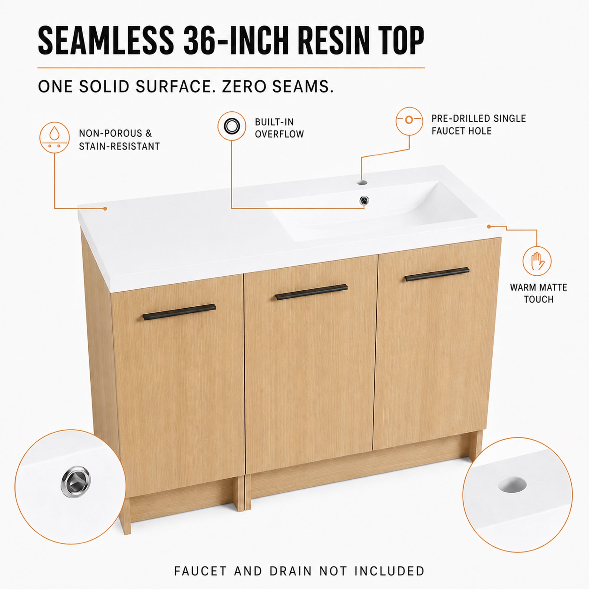 Module 36" Freestanding Vanity (RTA)