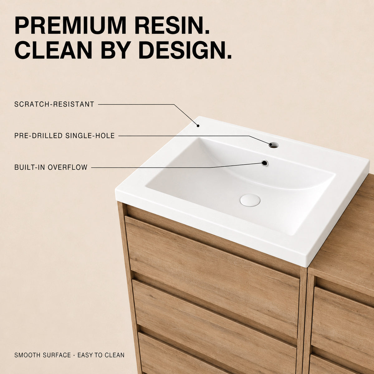 Cube 36" Freestanding Vanity (RTA)