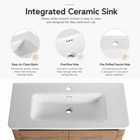 Pebble 92" Freestanding Vanity (RTA)