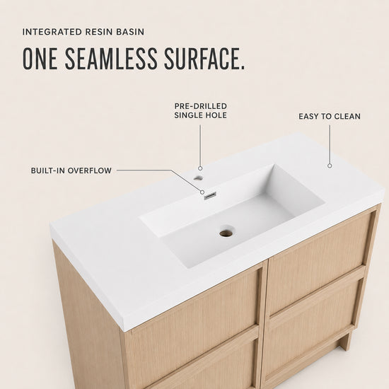 Liner II 36"/42"/48" Freestanding Vanity (RTA)