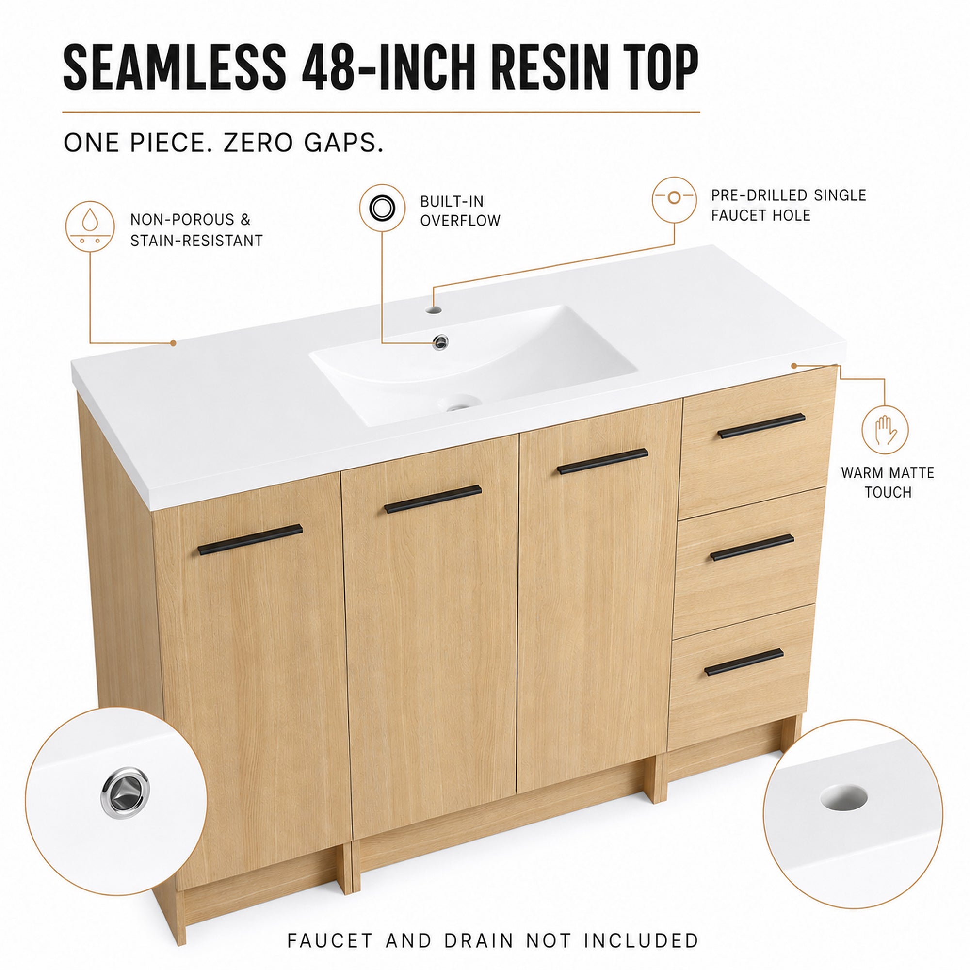 Module 48" Freestanding Vanity (RTA)