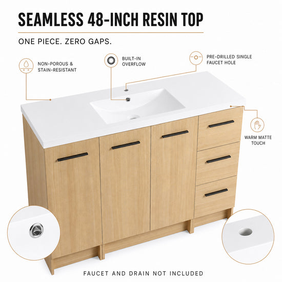 Module 48" Freestanding Vanity (RTA)