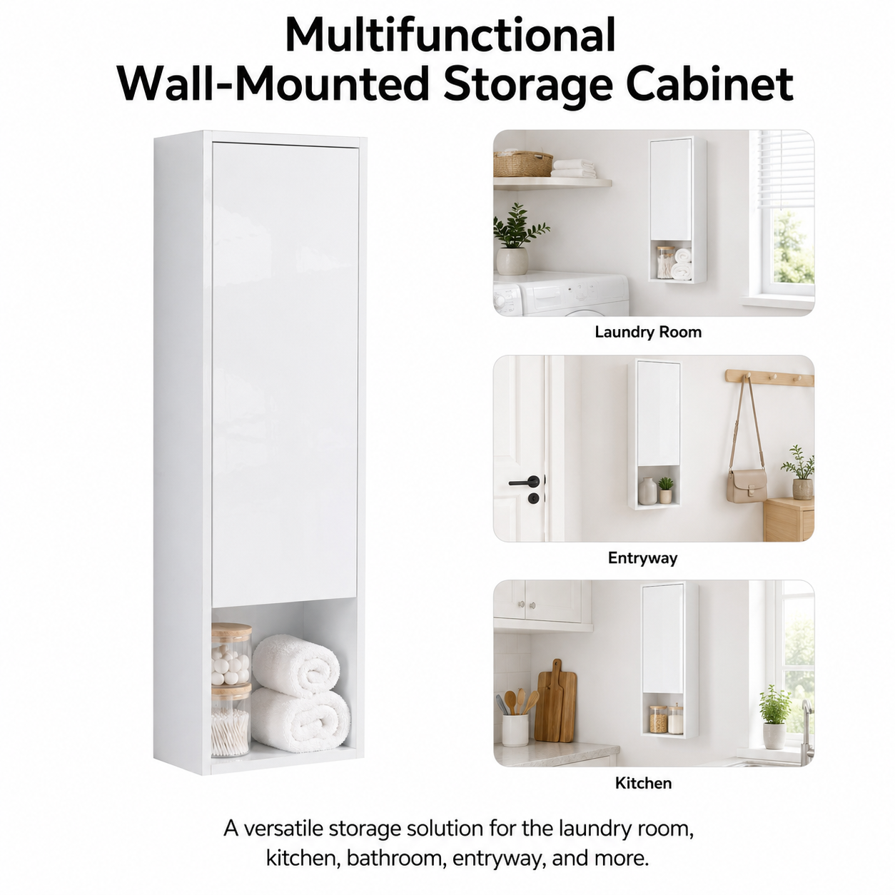 Cube 12" Bathroom Wall Cabinet (RTA)