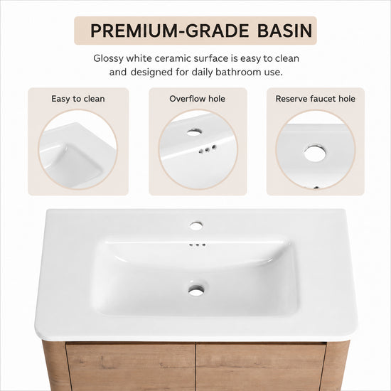 Pebble 48" Freestanding Vanity (RTA)