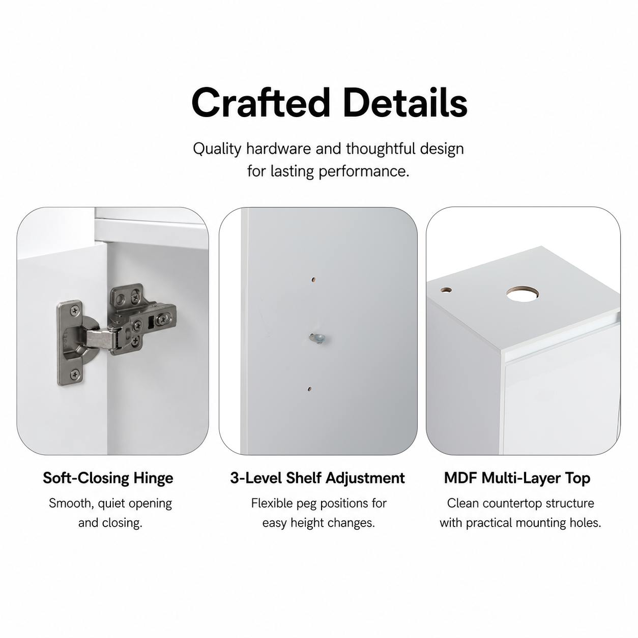 Cube 20"/32" Freestanding Vanity (RTA)