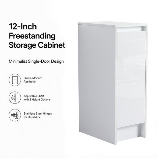 Cube 12" Bathroom Storage Cabinet (RTA)
