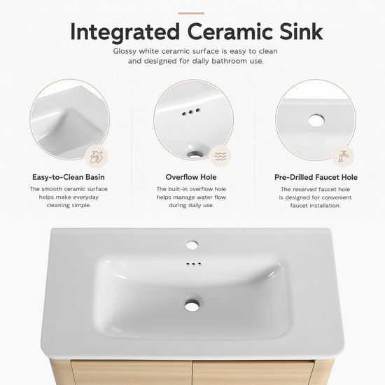Pebble 60" Freestanding Vanity (RTA)
