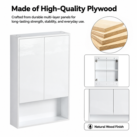 Cube 24" Bathroom Wall Cabinet (RTA)