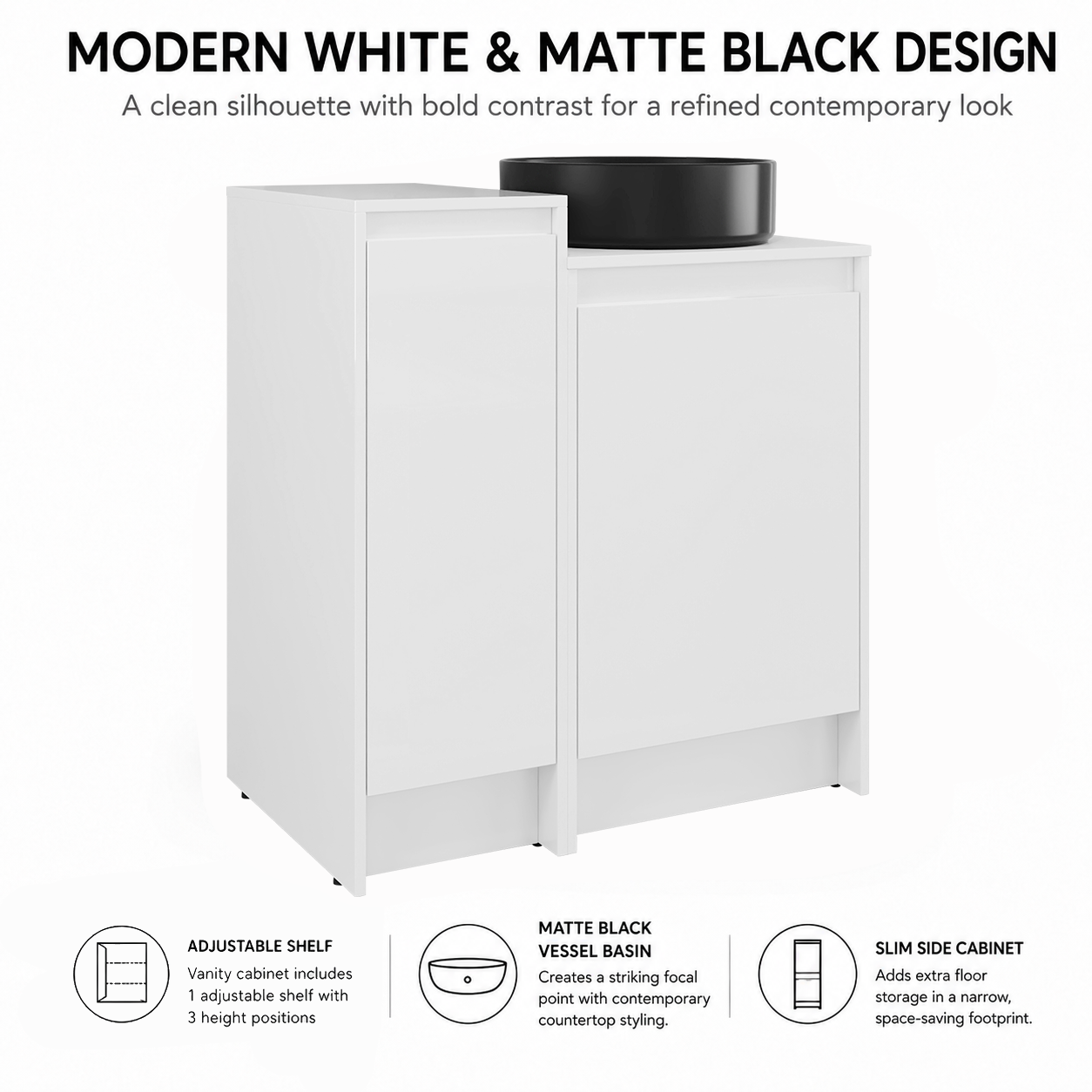 Cube 20"/32" Freestanding Vanity (RTA)