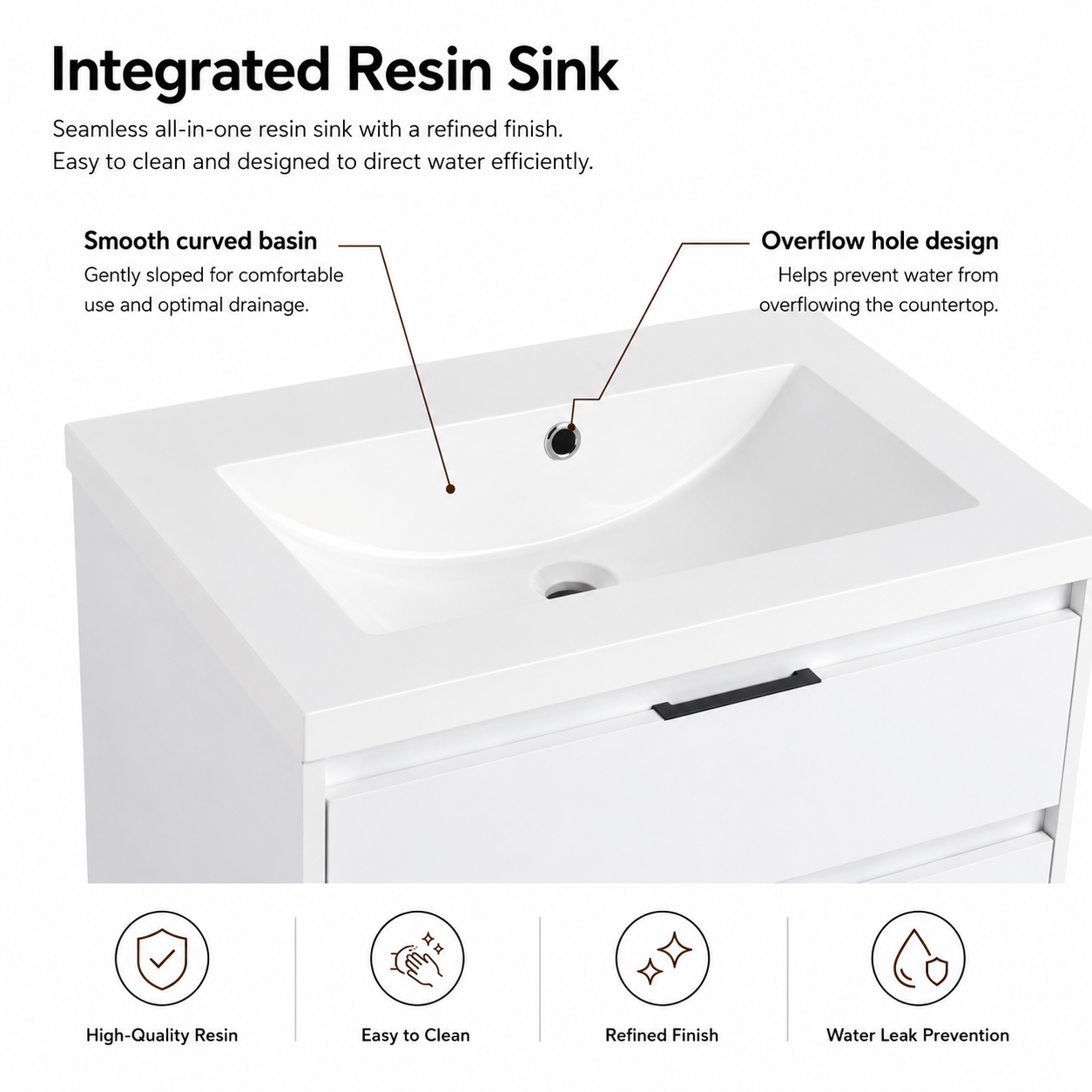 Cube 24" Freestanding Vanity (RTA)