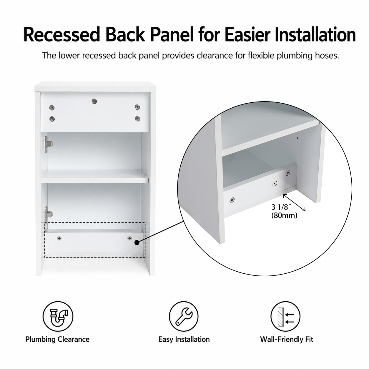 Cube 12" Bathroom Wall Cabinet (RTA)