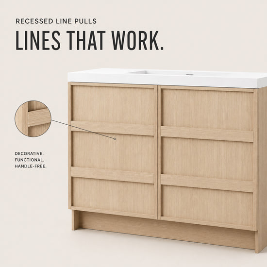 Liner II 36"/42"/48" Freestanding Vanity (RTA)