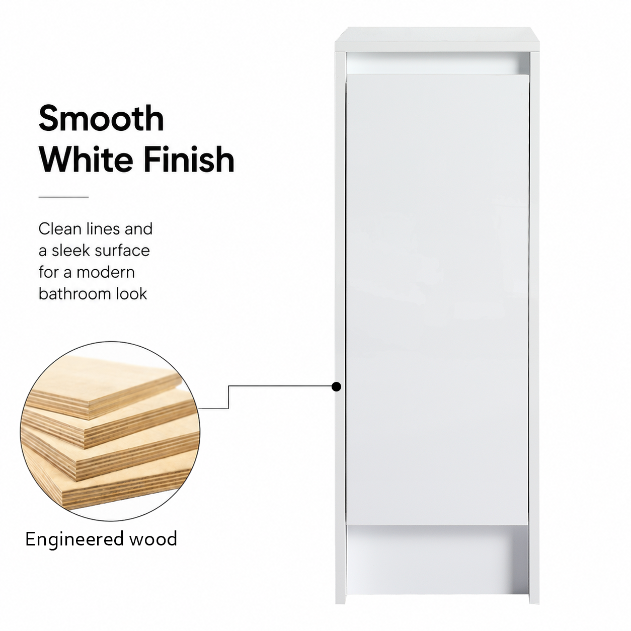 Cube 12" Bathroom Storage Cabinet (RTA)