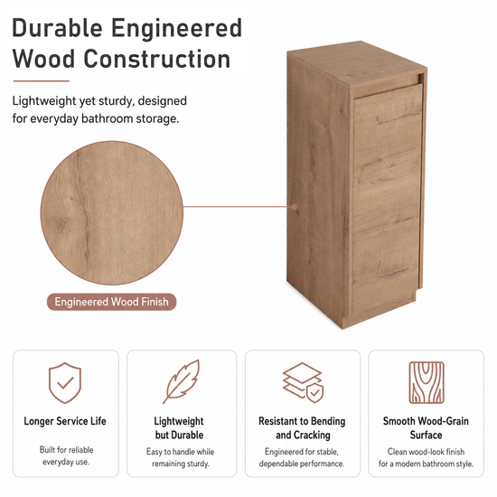 Pebble 12" Side Storage Cabinet (RTA)
