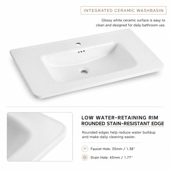 Pebble 48" Freestanding Vanity (RTA)