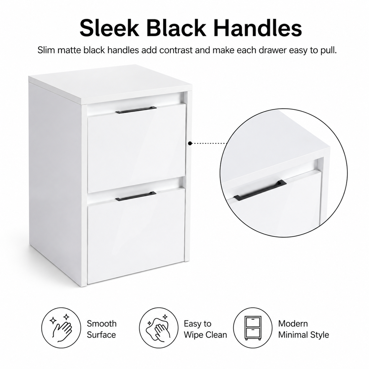 Cube 12" Bathroom Wall Cabinet with Drawers (RTA)