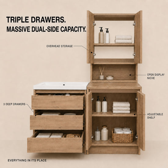 Cube 48"/72" Freestanding Vanity (RTA)