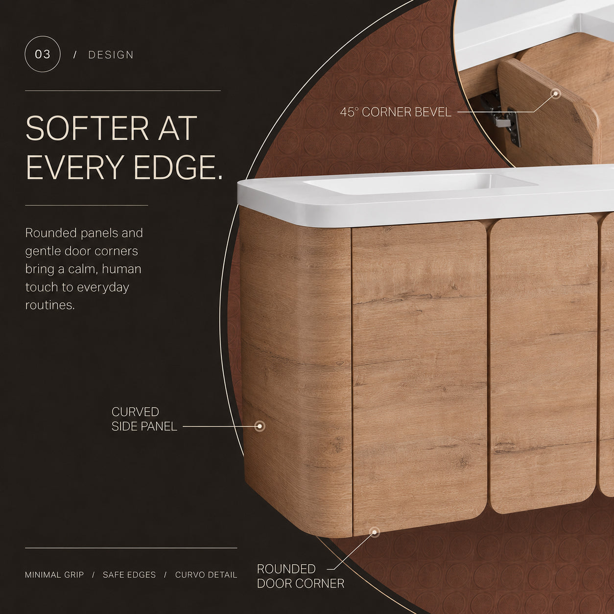 Curvo 48"/60" Floating Vanity (RTA)