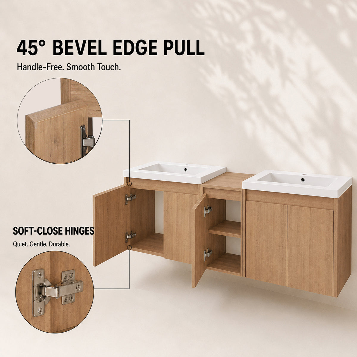 Cube 60" Floating Vanity (RTA)