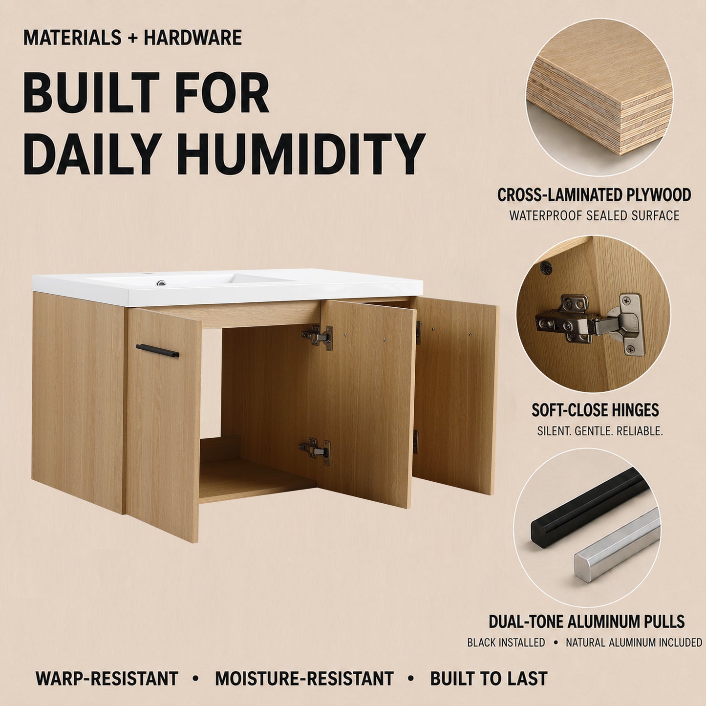 Module 36" Wall-Hung Vanity (RTA)