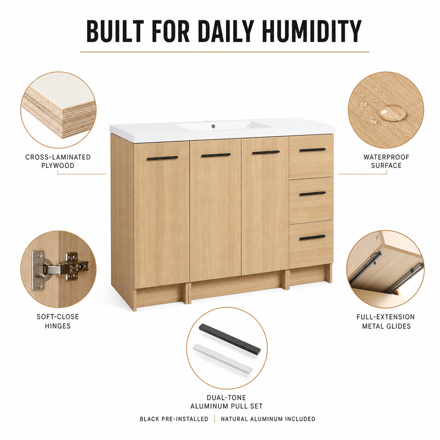 Module 48" Freestanding Vanity (RTA)