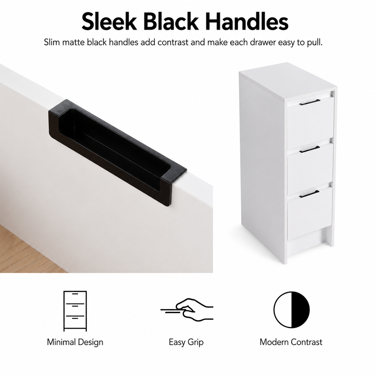 Cube 12" Freestanding Bathroom Storage Cabinet (RTA)