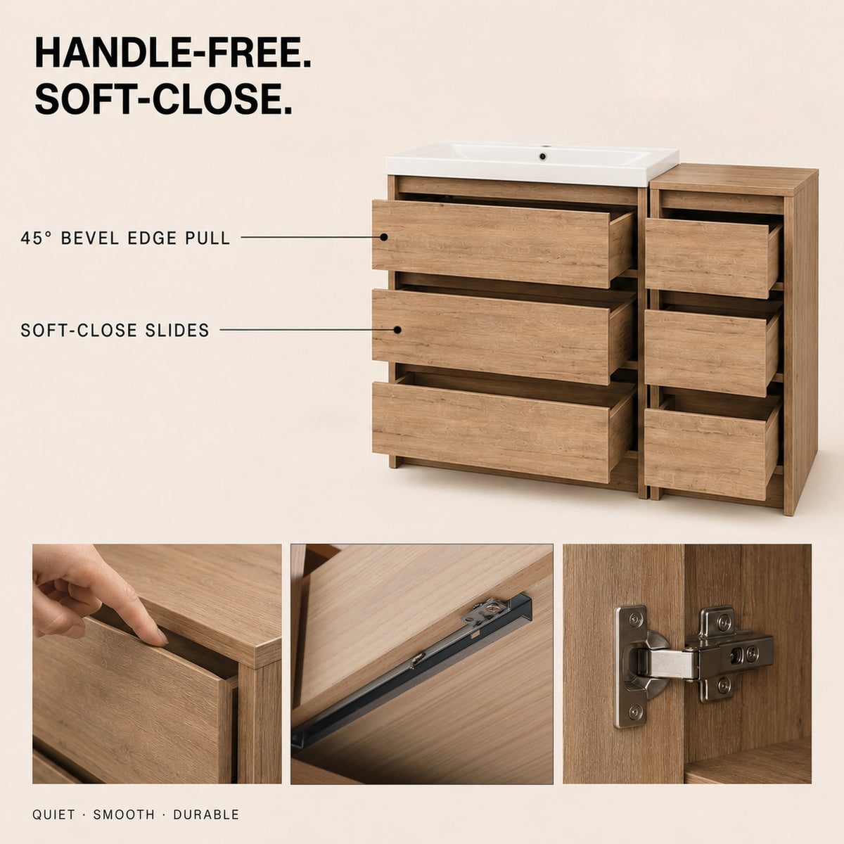 Cube 36" Freestanding Vanity (RTA)