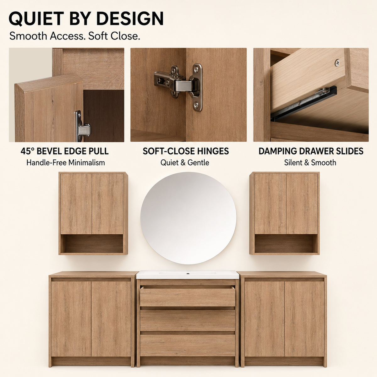 Cube 72" Freestanding Vanity (RTA)