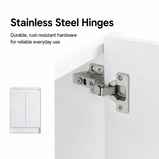 Cube 24" Freestanding Bathroom Storage Cabinet (RTA)