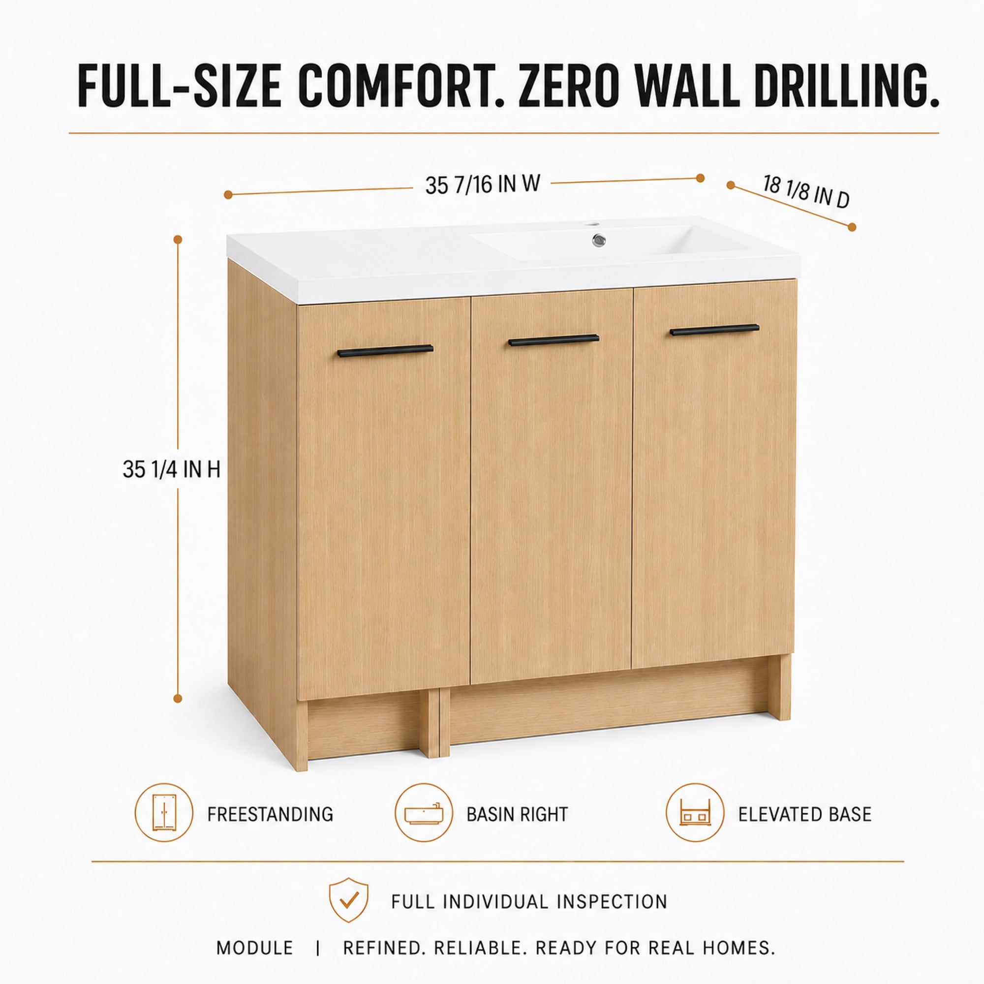 Module 36" Freestanding Vanity (RTA)