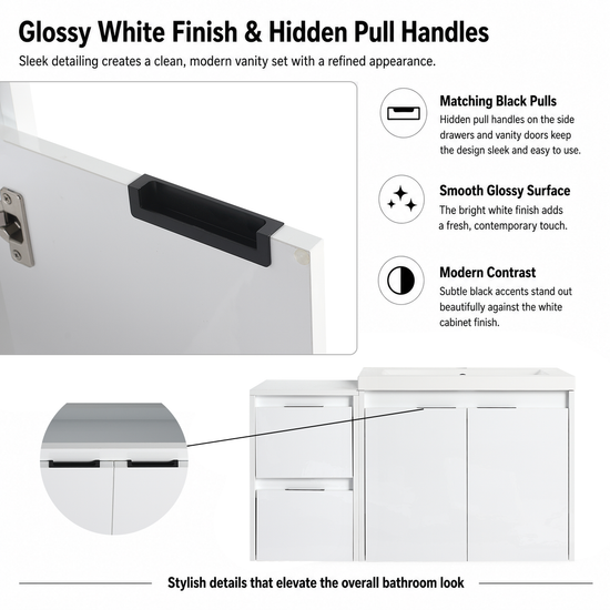 Cube 36" Floating Vanity (RTA)