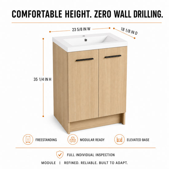 Module 24" Freestanding Vanity (RTA)