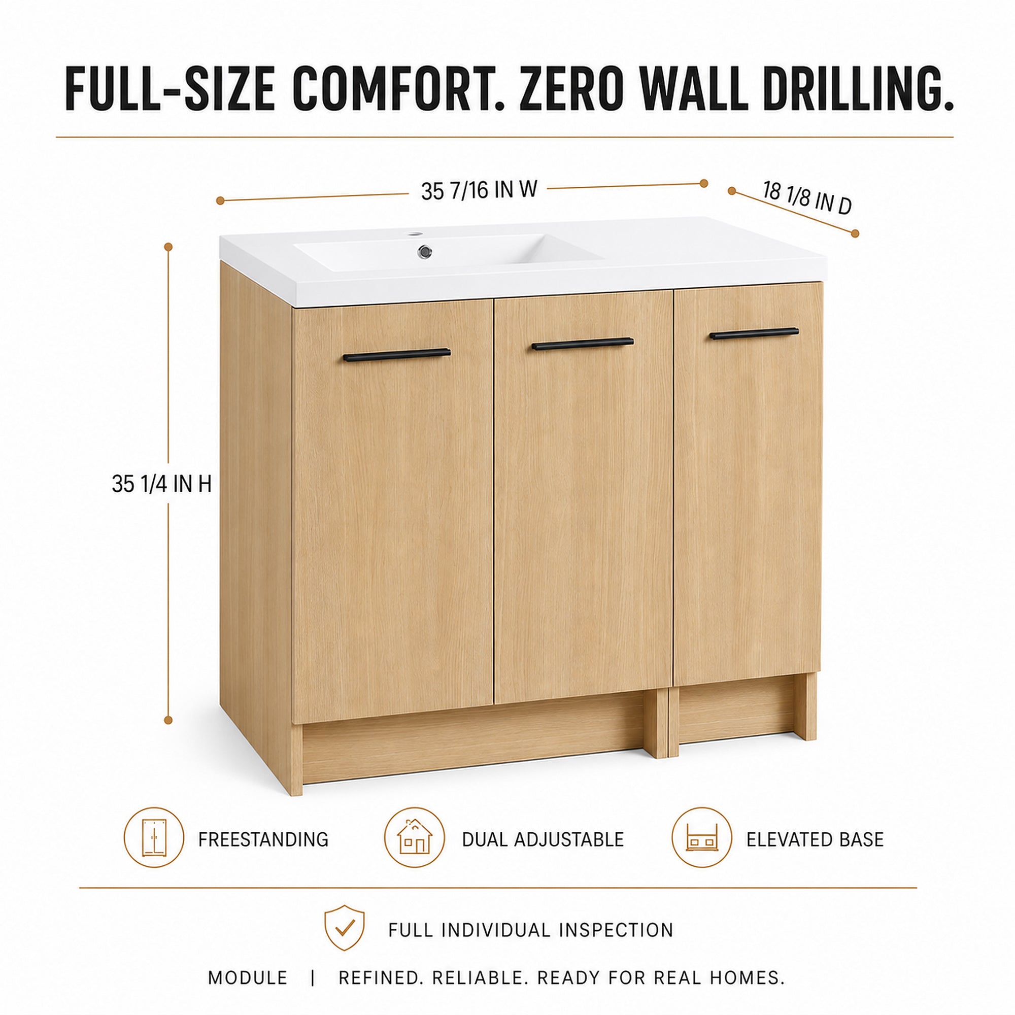 Module 36" Freestanding Vanity (RTA)