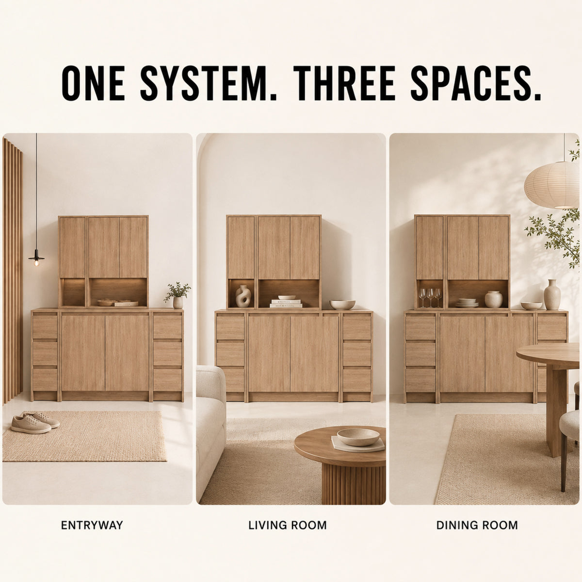 Cube 72" Entryway Storage Cabinets (RTA)