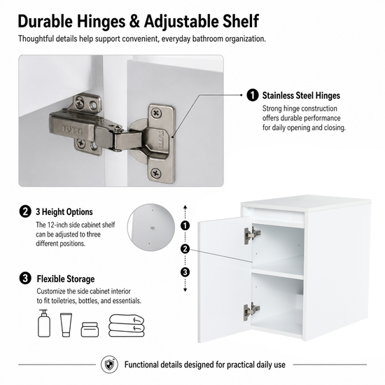 Cube 24" / 36" / 48" Floating Vanity (RTA)
