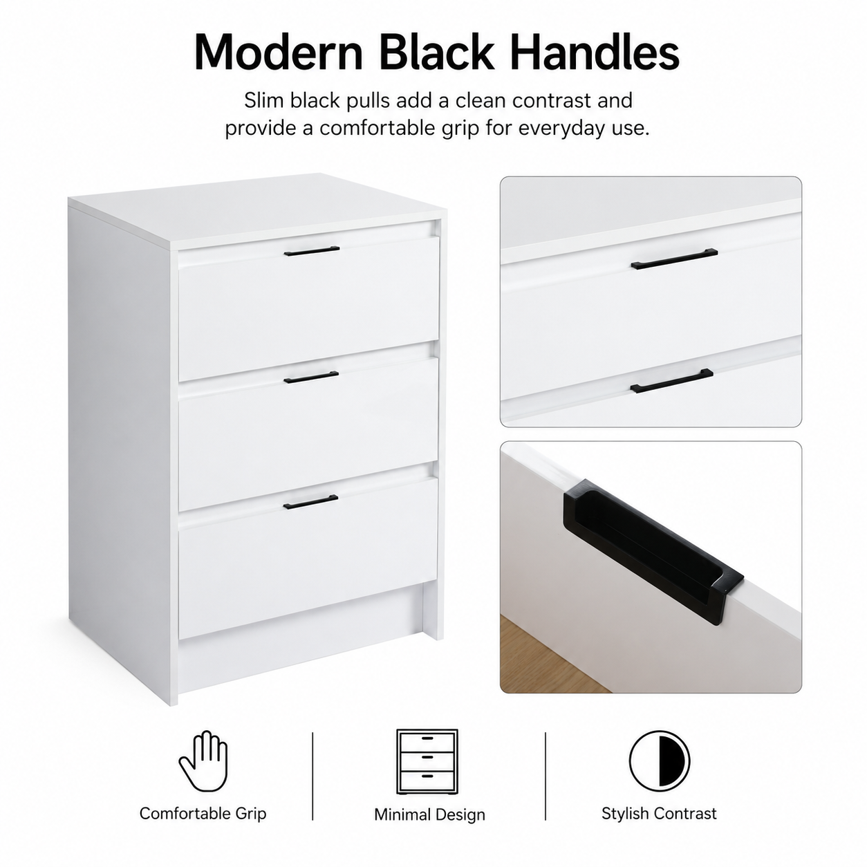 Cube 24" Freestanding Bathroom Storage Cabinet (RTA)