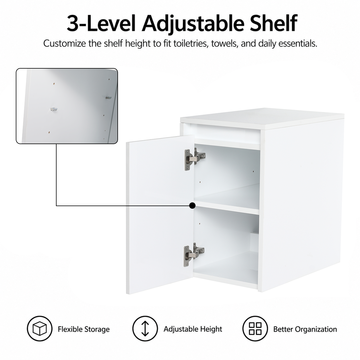 Cube 12" Bathroom Wall Cabinet (RTA)