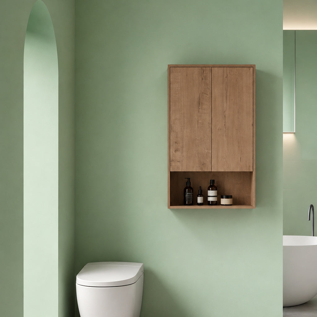 Cube Bathroom Cabinet— Mix & Match Wall-Mounted Vanities, Side Cabinets & Top Cabinets (RTA)