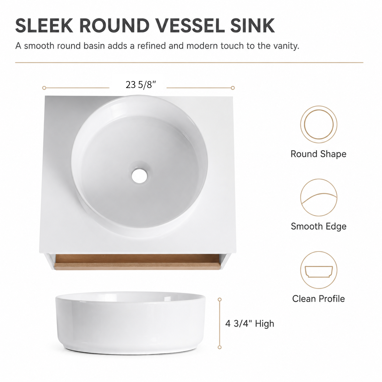 Aura 24" Floating Vanity (RTA)
