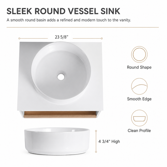 Aura 24" Floating Vanity (RTA)