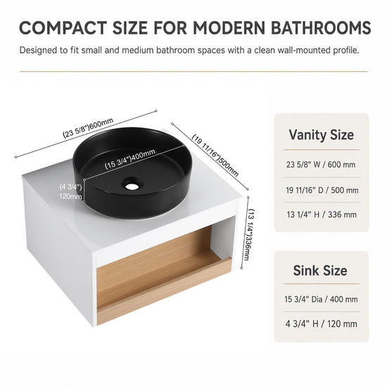 Aura 24" Floating Vanity (RTA)