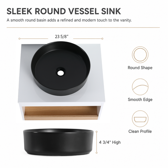 Aura 24" Floating Vanity (RTA)