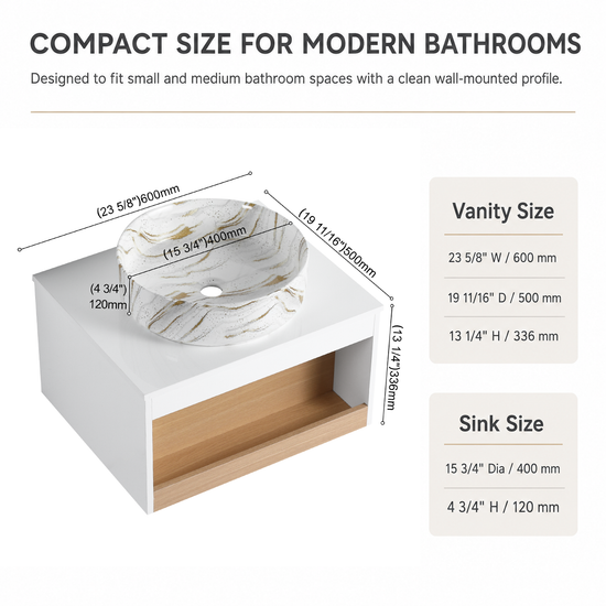 Aura 24" Floating Vanity (RTA)