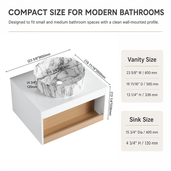 Aura 24" Floating Vanity (RTA)